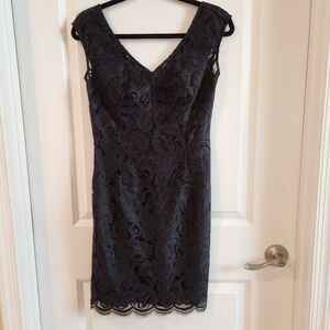 Lilly Pulitzer Black Lace Dress